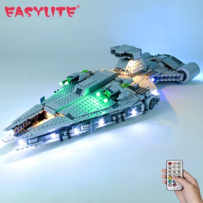 Just the EASYLITE LED Light - Up Kit For 75315 Star War Imperial Light Cruiser Block DIY Toy Building Blocks Lighting Set NOT Include Model