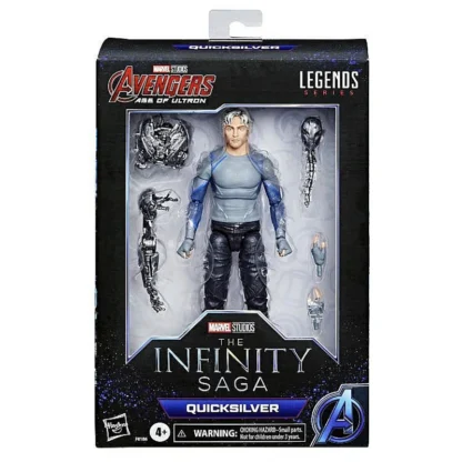 Hasbro Marvel Legends The Avengers Quicksilver 6 Inches PVC Model Toys Action Figure Model Gifts Collectible Figurines for Kids - Image 6