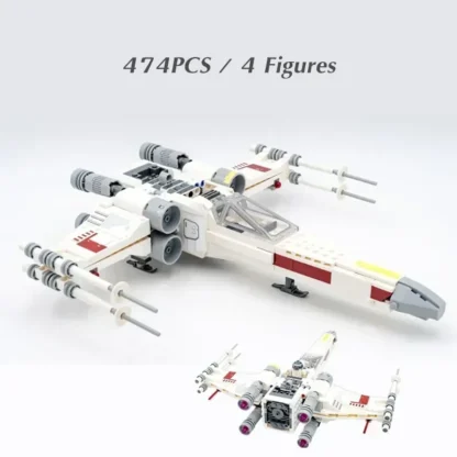 Galaxy-Space-Plane Spaceship Poe Starships Fighters Battle Aircraft Model Building Blocks Bricks Gift Boys Set Kid - Image 4