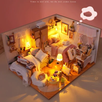 New Year Christmas Gifts Doll House DIY Miniature Dollhouse Toy Furnitures Houses Toys for Childred Birthday Gifts - Image 6