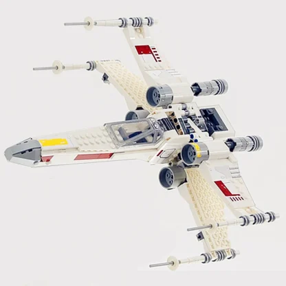 Galaxy-Space-Plane Spaceship Poe Starships Fighters Battle Aircraft Model Building Blocks Bricks Gift Boys Set Kid