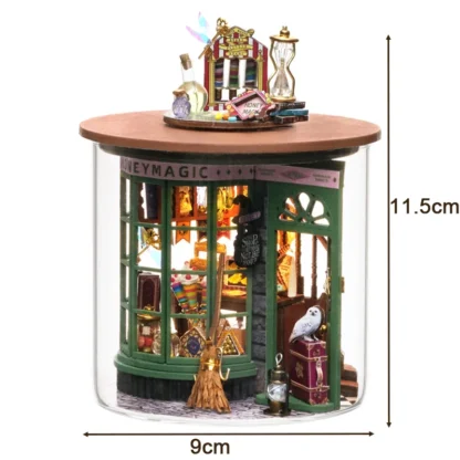 DIY Mini Casa 3D Wooden Doll Houses Kid Gifts Miniature Building Kit Time Magic Garden Dollhouse Furniture Toys Girls Birthday - Image 2