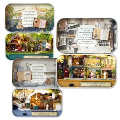 DIY 3D Doll House Handmade Funny Box Theatre Miniature Box Cute Dollhouses Assemble Kids Gift Toys - Image 2