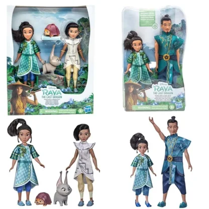 Hasbro Disney Raya and The Last Dragon Collection Anime Figure Toy Model Children Toy Boy Girl Birthday Gifts