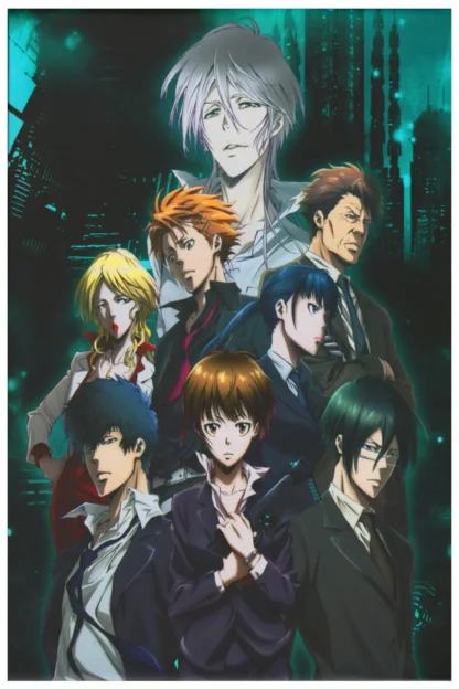 Psycho Pass Poster Anime Cartoon Figure TV animation poster Aesthetics Vintage Wall Art Kawaii Room Decor Manga Home Decoration - Image 3