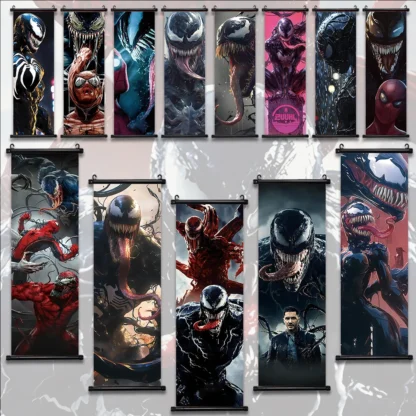 The Avengers Movie Hanging Scroll Poster Venom Wall Artwork HD Canvas Painting Print Home Decoration Decor Marvel Wallpaper Gift