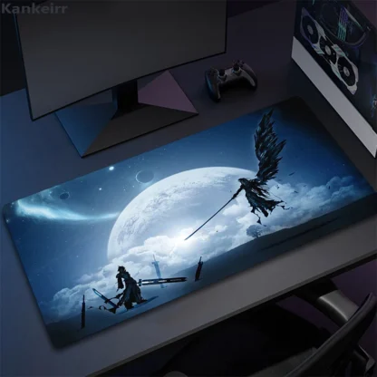 F-Final Fantasy Mouse Pad Gamer XL Large New Mousepad XXL keyboard pad Desk Mats Office Carpet Soft Computer Desktop Mouse Pad - Image 5