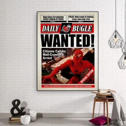 Disney Superhero Funny Spiderman Poster And Print HE'S BACK Canvas Painting Comic Wall Art Living Room Home Decor Gift - Image 2