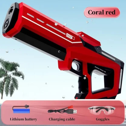 Electric Burst Water Gun Summer Outdoor Automatically Absorbs Children's Toys Large Capacity for Kids Water Rifle Beach Pool - Image 6