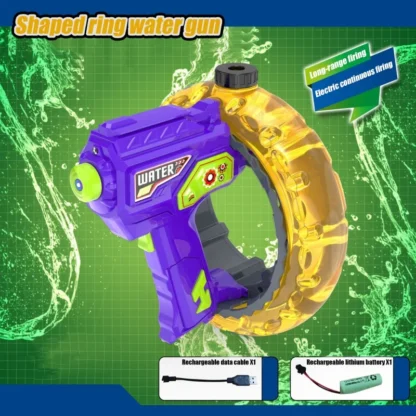 Automatic Water Gun Children Toys Electric Handheld Blaster with Cool Light Large Capacity High-Speed Water Gun Toy Kids Gift - Image 6