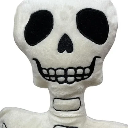 Horror Skull Stuffed Dolls Happy Halloween Skeleton Plush Toy Party Decorations White Bone Skeleton Ornaments Halloween Gifts - Image 4