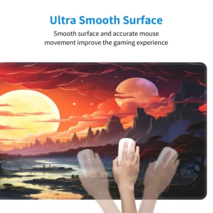 500x1000mm HD Print Rubber Mouse pad landscape mountain sunset cartoon Mouse Pad XXL Extended Pad Mouse Computer Non-slip Carpet - Image 5