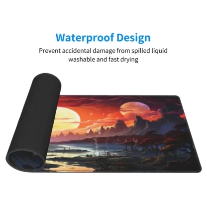 500x1000mm HD Print Rubber Mouse pad landscape mountain sunset cartoon Mouse Pad XXL Extended Pad Mouse Computer Non-slip Carpet - Image 4