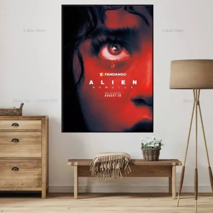 Alien Romulus Custom 2024 Hot New Horror Movie Film Gifts Poster Prints Canvas Painting Wall Art Picture Living Room Home Decor - Image 4