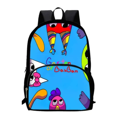 The Garden of BanBan School Backpack for Grade1-3,Cartoon School Bags for Boys Girls ,Large Capacity &Durable Children Backpack - Image 6