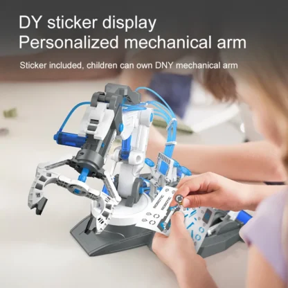 3In1 Diy Robot Arm Kids Toy Science Experiment Technology Game Plstic Model Kit Stem Educational Toys Children Gift Novelty Toy - Image 3