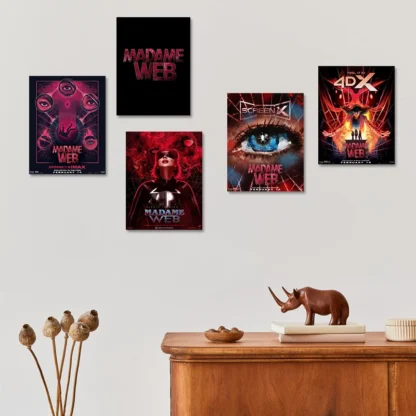 Marvel Movie Madame Web Canvas Poster Film Figure Painting Living Room Home Wall Decor Mural Children's Gift Frameless Cuadros - Image 2