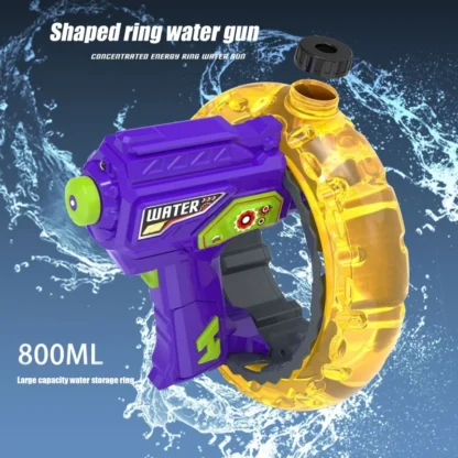 Automatic Water Gun Children Toys Electric Handheld Blaster with Cool Light Large Capacity High-Speed Water Gun Toy Kids Gift