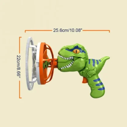 Electric Dinosaur Bubble Gun Automatic Blowing Large Soap Handheld Bubble Machine Kids Toys Birthday Party Outdoor Wedding Prop - Image 4