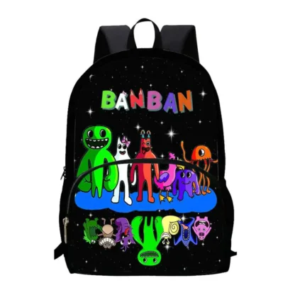 Garten Prints of Banban School Backpack for Grade1-5 ,Cartoon Prints School Bags for Boys Girls,Children Backpack Book Bags