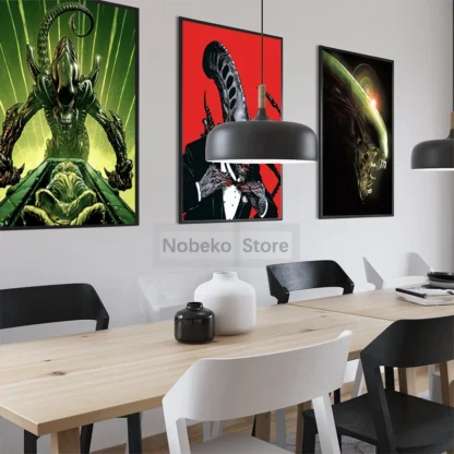 Alien Poster Xenomorph Strange Prints Canvas Painting Wall Art Pictures Home Room Modern Decoration - Image 2