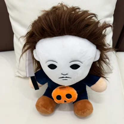 TreasuringU 5/10pcs Michael Myers Plush Toys Halloween Horror Figure Cartoon Fluffy Dolls Children Birthday Gifts - Image 5