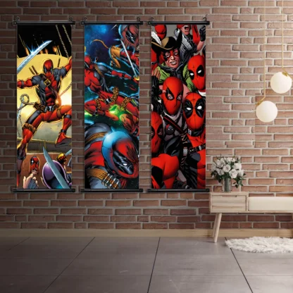 Marvel D-Deadpool Wallpaper Wall Artwork Canvas Painting Print Decor Home Decoration Art Gift ComputerRoom Hanging Scroll Poster - Image 5