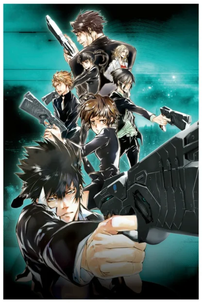 Psycho Pass Poster Anime Cartoon Figure TV animation poster Aesthetics Vintage Wall Art Kawaii Room Decor Manga Home Decoration - Image 4