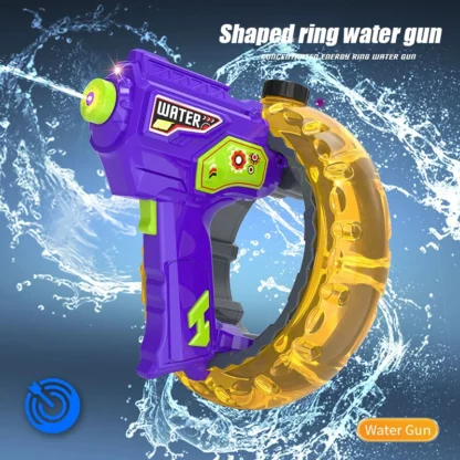 Automatic Water Gun Children Toys Electric Handheld Blaster with Cool Light Large Capacity High-Speed Water Gun Toy Kids Gift - Image 2