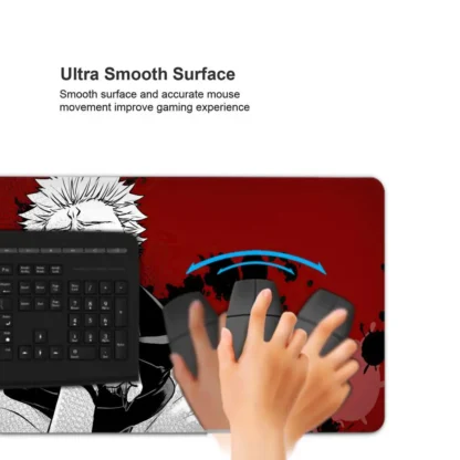 Anime Jujutsu Kaisen Mouse Pad XXL Gaming Accessories Office Gamer Keyboard Desk Mat Non-Slip Laptop Satoru Gojo Mousepad - Image 4