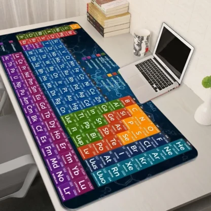 Gaming Mausepad 900x400 Large Periodic Table of Chemical Elem Mouse Pad xxl Anti-slip Mousepad Gaming Keyboard Desk Pad Mat PC