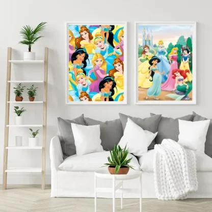 1pc Cartoon Beauty Princess Figure Poster Good Quality Prints Vintage Room Home Bar Cafe Decor Aesthetic Art Wall Painting - Image 5