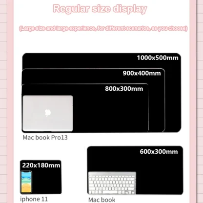 Sakura Japanese Cherry Blossom Mouse Pad Gaming XL Home New HD Mousepad XXL keyboard pad Non-Slip Office Carpet Laptop Mice Pad - Image 5