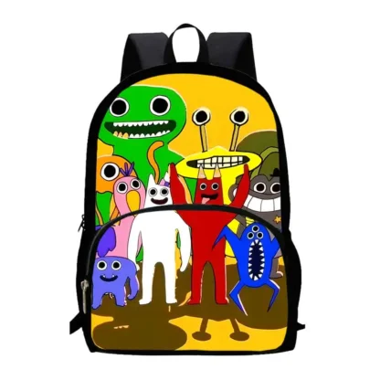 The Garden of BanBan School Backpack for Grade1-3,Cartoon School Bags for Boys Girls ,Large Capacity &Durable Children Backpack