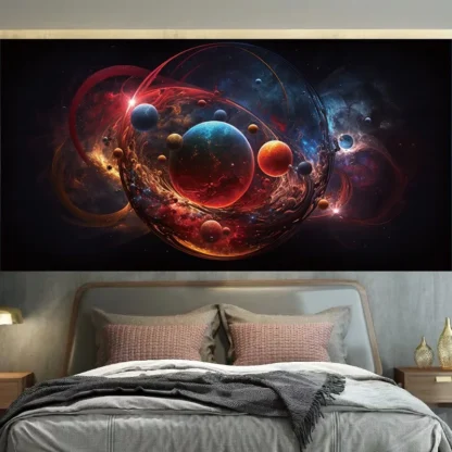 Starry Night Scene Wall Decor Tapestry Home Living Room Tapestry - Image 3