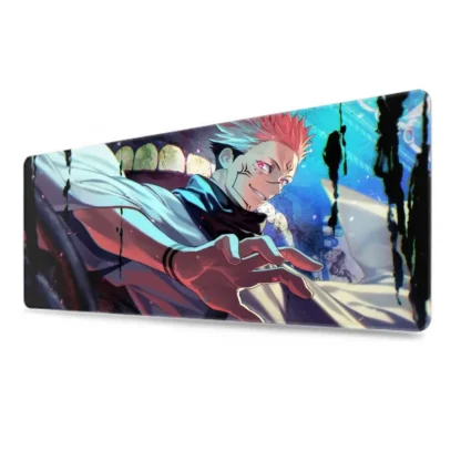 Anime Jujutsu Kaisen Mouse Pad XXL Gaming Accessories Office Gamer Keyboard Desk Mat Non-Slip Laptop Satoru Gojo Mousepad - Image 3