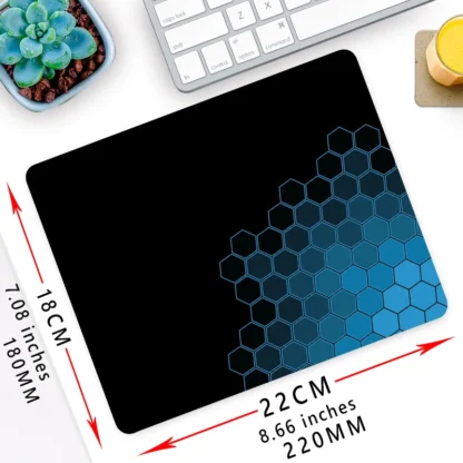 Geometric Gaming Accessories Mousepad Computer Laptop Gamer Extended Mouse Mats Large Anime Mouse Pad Rubber Keyboards Table Mat - Image 3