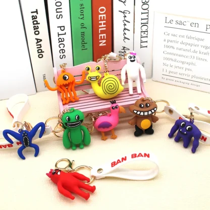 Garden Of Banban Plush Toy Keychain Charm Key Chains Women Bag Pendant Car llaveros Children Birthday Gift Wholesale 10PCS/Lot - Image 3