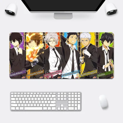 Anime Katekyo Hitman Reborn Mousepad HD Printing Computer Gamers Locking Edge Non-slip Mouse Pad XXL90x40cm Keyboard PC Desk Pad - Image 3