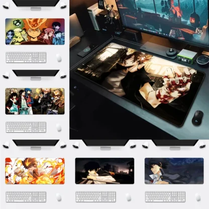 Anime Katekyo Hitman Reborn Mousepad HD Printing Computer Gamers Locking Edge Non-slip Mouse Pad XXL90x40cm Keyboard PC Desk Pad