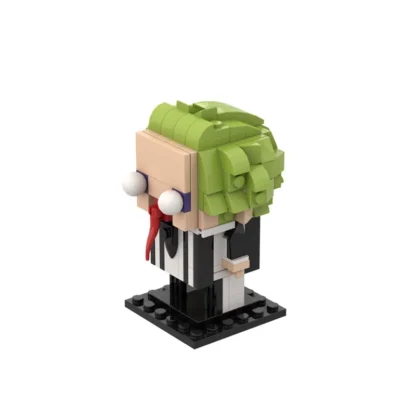 MOC Beetlejuice BrickheadZ Model Building Blocks Horror Movie Exorcist Action Figure Assembled Brick Toy Creative Children's Gif - Image 5