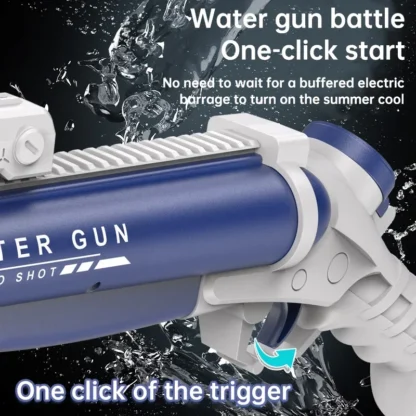 Electric Shotgun Water Pistol Toy Fully Automatic Water Gun Continuous Squirt Spray Blaster Summer Pool Beach Toy for Kids Adult - Image 3