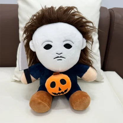 TreasuringU 5/10pcs Michael Myers Plush Toys Halloween Horror Figure Cartoon Fluffy Dolls Children Birthday Gifts - Image 2