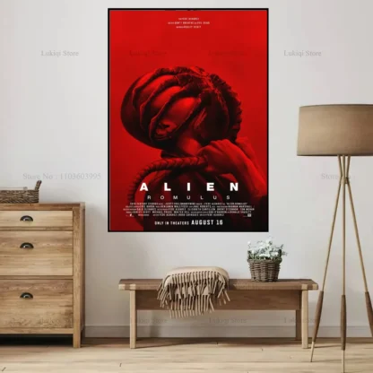 Alien Romulus Custom 2024 Hot New Horror Movie Film Gifts Poster Prints Canvas Painting Wall Art Picture Living Room Home Decor - Image 2