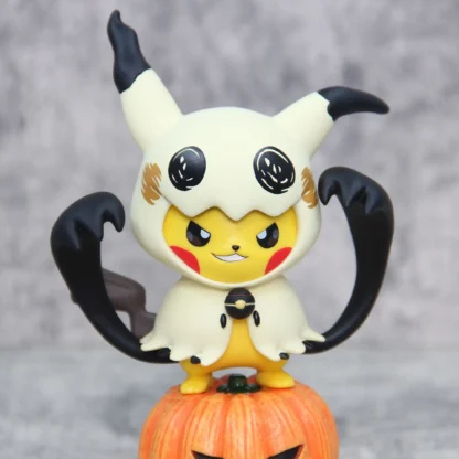 New Pokemon Pikachu Halloween Model Ornaments Toy Anime Figures Mimikyu Cool Cosplay Action Peripherals Toy Christmas Gift - Image 3