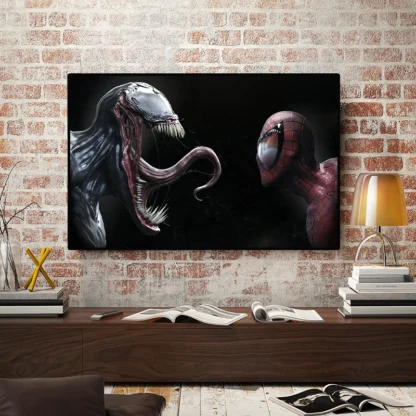 MINISO Spider-Man Venom Wall Art Poster Marvel Movie Home Decor Prints Living Room Bedroom HD Canvas Painting Interior Wallpaper - Image 5