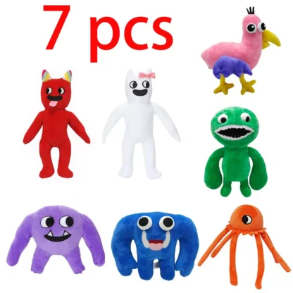 7/9/10pcs Garden Of Banban Plush Game Doll Green Jumbo Josh Monster Soft Stuffed Animal Halloween Christmas Gift For Kids Toys - Image 2