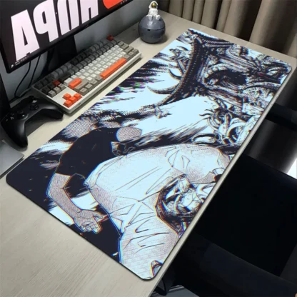 J-Jujutsu Kaisen Mouse Mat Desk Mat With Pad Gaming Accessories Prime Gaming XXL Keyboard Pad - Image 4