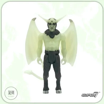 Super7 ReAction Figure Glow in Dark Biack Metal Music Hard Rock Toy Doll Collectible Halloween Boy Gift - Image 3