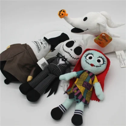 The Nightmare Before Christmas Jack Skellington Sally ZERO dog Anime Cartoon TOY Children Halloween Plush animal doll